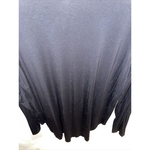 Rae Mode Fashion Tunic Women’s Size Medium Black Modal Blend Long Sleeve Round - Picture 12 of 12